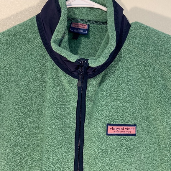 mens Green Patagonia Synchilla Vest Large - Picture 2 of 4